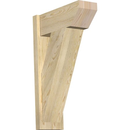 Ekena Millwork Traditional Slat Rough Sawn Outlooker, Douglas Fir, 8"W x 20"D x 32"H OUT08X20X32TRA06RDF